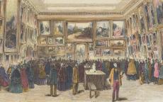Salon d'exposition pour la peinture - P. B. Monogramme - 1853