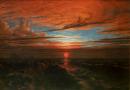 Francis Danby, <i>Sunset at Sea after a Storm</i>